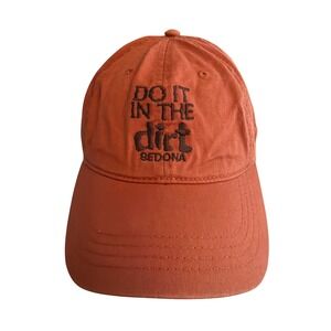 Hat Graphix 360 Sedona Do It In The Dirt Burnt Orange Baseball Cap Hat Mens OSFA